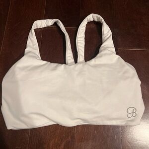Bombshell Sportswear White Women's Sports Bra Size Medium